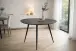 Esstisch >Joe< in Teak, schwarz, Teak, Metall - 111x78x108cm (BxHxT)
