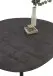 Esstisch >Joe< in Teak, schwarz, Teak, Metall - 111x78x108cm (BxHxT)