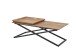Couchtisch >Allround< in Akazie, Akazie massiv, Metall - 122x46x61cm (BxHxT)