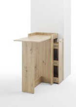 Bartisch >Anett< in Artisan Eiche inkl. Apotheker-Schrank - 105x101x52cm (BxHxT)