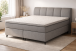Boxspringbett >PlushEvo< in Anthrazit - 190x108x216 (BxHxT)