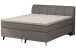 Boxspringbett >PlushEvo< in Anthrazit - 190x108x216 (BxHxT)