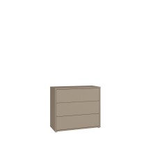 Kommode >ALICE SPRINGS< in Taupe - 94,8x83,1x41,5cm...