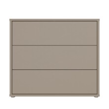 Kommode >ALICE SPRINGS< in Taupe - 94,8x83,1x41,5cm (BxHxT)