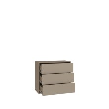 Kommode >ALICE SPRINGS< in Taupe - 94,8x83,1x41,5cm (BxHxT)