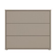 Kommode >ALICE SPRINGS< in Taupe - 94,8x83,1x41,5cm (BxHxT)