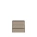 Kommode >ALICE SPRINGS< in Taupe - 94,8x83,1x41,5cm (BxHxT)