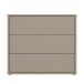 Kommode >ALICE SPRINGS< in Taupe - 94,8x83,1x41,5cm (BxHxT)