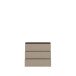 Kommode >ALICE SPRINGS< in Taupe - 94,8x83,1x41,5cm (BxHxT)
