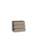 Kommode >ALICE SPRINGS< in Taupe - 94,8x83,1x41,5cm (BxHxT)