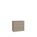 Kommode >ALICE SPRINGS< in Taupe - 94,8x83,1x41,5cm (BxHxT)