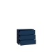 Kommode >ALICE SPRINGS< in Nachtblau - 94,8x83,1x41,5cm (BxHxT)