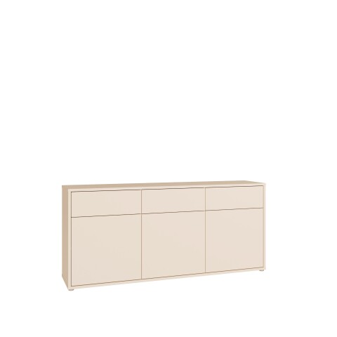 Sideboard >ALICE SPRINGS< in sandfarbig - 184,2x83,1x41,5cm (BxHxT)