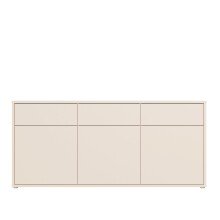 Sideboard >ALICE SPRINGS< in sandfarbig - 184,2x83,1x41,5cm (BxHxT)