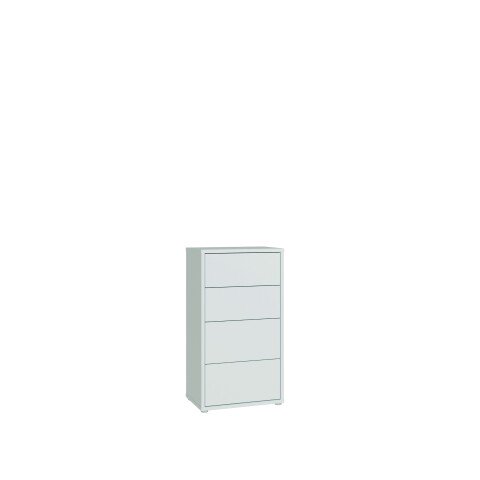 Schubkastenkommode >ALICE SPRINGS< in Secret grey - 54,8x99,1x34,9cm (BxHxT)