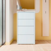 Schubkastenkommode >ALICE SPRINGS< in Secret grey - 54,8x99,1x34,9cm (BxHxT)