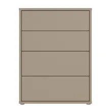 Schubkastenkommode >ALICE SPRINGS< in Taupe -...