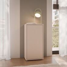 Kommode >ALICE SPRINGS< in Sandfarbig - 49,8x99,1x34,9cm (BxHxT)