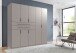 Drehtürenschrank >DIGIT< in SAHARAGRAU - 225x208x58cm (BxHxT)