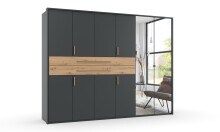 Drehtürenschrank >DIGIT< GRAFIT / ARTISAN...