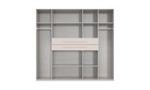 Drehtürenschrank >DIGIT< in KASCHMIR / ARTISAN EICHE DEKOR - 225x208x58 (BxHxT)