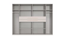 Drehtürenschrank >DIGIT< in KASCHMIR / ARTISAN EICHE DEKOR - 270x208x58 (BxHxT)