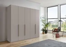 Drehtürenschrank >LONDON< SAHARAGRAU + ARTISAN...