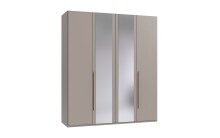 Drehtürenschrank >LONDON< SAHARAGRAU + ARTISAN...