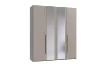 Drehtürenschrank >LONDON< SAHARAGRAU + ARTISAN...
