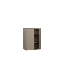 Kommode >ALICE SPRINGS< in Taupe - 74,5x99,1x41,5cm (BxHxT)