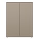 Kommode >ALICE SPRINGS< in Taupe - 74,5x99,1x41,5cm (BxHxT)