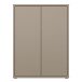 Kommode >ALICE SPRINGS< in Taupe - 74,5x99,1x41,5cm (BxHxT)
