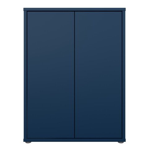 Kommode >ALICE SPRINGS< in Nachtblau - 74,5x99,1x41,5cm (BxHxT)