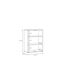 Kommode >ALICE SPRINGS< in Nachtblau - 74,5x99,1x41,5cm (BxHxT)