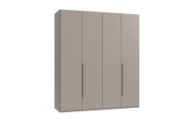 Drehtürenschrank >LONDON< SAHARAGRAU / ARTISAN...