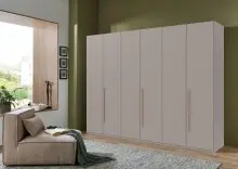 Drehtürenschrank >LONDON< SAHARAGRAU + ARTISAN...