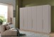 Drehtürenschrank >LONDON< SAHARAGRAU + ARTISAN EICHE DEKOR - 270x208x58cm (BxHxT)