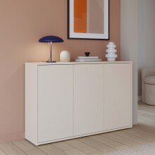 Sideboard >ALICE SPRINGS< in Sandfarbig - 154,2x99,1x34,9cm (BxHxT)