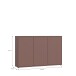 Sideboard >ALICE SPRINGS< in Terrakottafarbig - 154,2x99,1x34,9cm (BxHxT)