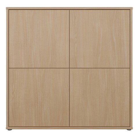 Highboard >ALICE SPRINGS< in Elegancia Eiche Dekor - 124,5x121,5x34,9cm (BxHxT)