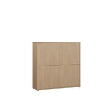 Highboard >ALICE SPRINGS< in Elegancia Eiche Dekor - 124,5x121,5x34,9cm (BxHxT)