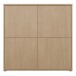 Highboard >ALICE SPRINGS< in Elegancia Eiche Dekor - 124,5x121,5x34,9cm (BxHxT)