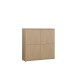 Highboard >ALICE SPRINGS< in Elegancia Eiche Dekor - 124,5x121,5x34,9cm (BxHxT)