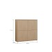Highboard >ALICE SPRINGS< in Elegancia Eiche Dekor - 124,5x121,5x34,9cm (BxHxT)