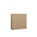 Highboard >ALICE SPRINGS< in Elegancia Eiche Dekor - 124,5x121,5x34,9cm (BxHxT)