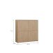 Highboard >ALICE SPRINGS< in Elegancia Eiche Dekor - 124,5x121,5x34,9cm (BxHxT)