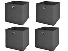 Faltbox >One< (4er-Set) in anthrazit, Polypropylen...