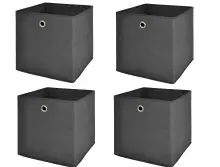 Faltbox >One< (4er-Set) in anthrazit, Polypropylen...