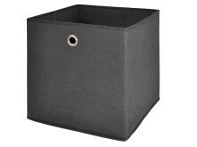 Faltbox >One< (4er-Set) in anthrazit, Polypropylen - 32x32x32cm (BxHxT)
