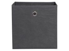 Faltbox >One< (4er-Set) in anthrazit, Polypropylen - 32x32x32cm (BxHxT)